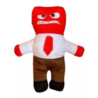 Imagem de Boneco de Pelúcia GRANDE 50cm RAIVA Divertidamente 1 2 - Macio Pelucia