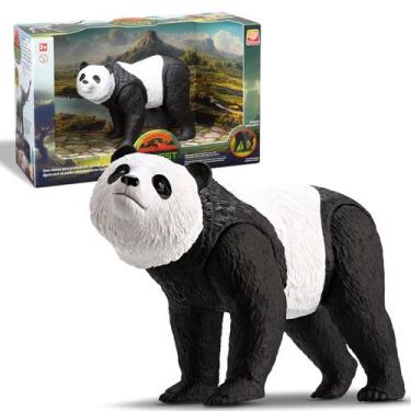 Imagem de Boneco Urso Panda De Vinil Articulado Realista Forest Animals - Silmar