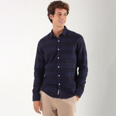 Imagem de Original Penguin Camisa de Flanela ML Xadrez Original Penguin Marinho-Masculino