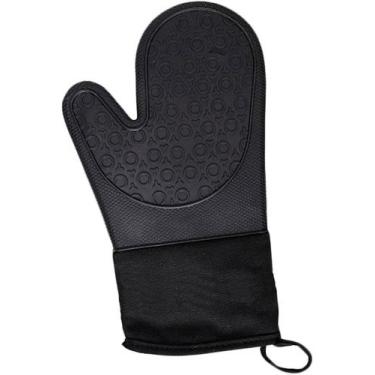 Imagem de Luva Térmica De Silicone Com Tecido Preta - Mimo Style