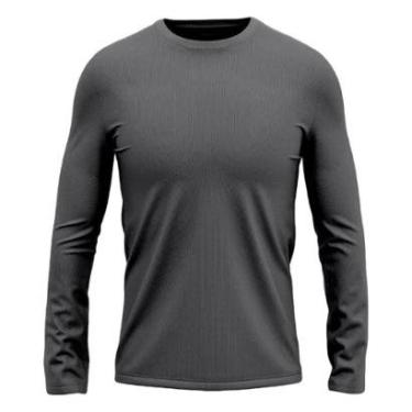 Imagem de Camisa Térmica Manga Longa Proteção Solar Uv50+ Frio E Calor-Unissex