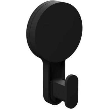 Imagem de Gancho com Adesivo Preto Fosco Astra