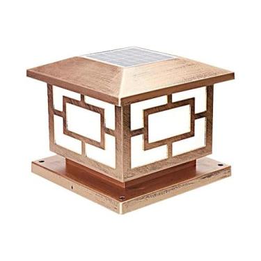 Imagem de Lâmpada Solar LED À Prova d'Água Para Exterior, Luz De Pilar Para Deco