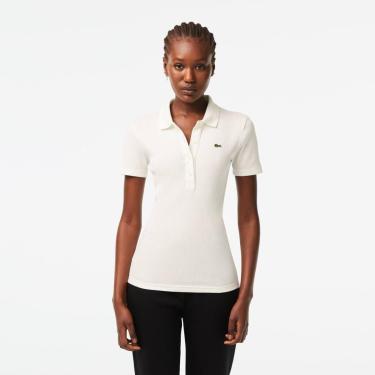 Imagem de Camisa Polo Lacoste Slim Fit L.12.D em Algodão Canelado Feminina-Feminino