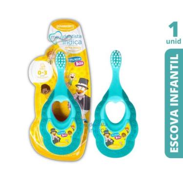 Imagem de Escova Dental para Bebê com mordedor  Mundo Bita  de 0 a 3 anos - Powe