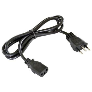 Imagem de Cabo De Forca Para Monitor Gabinete Fonte Padrao Novo 1,5m Pc - FastBi