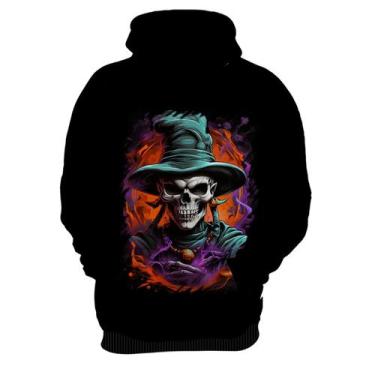 Imagem de Blusa de Frio Mago Caveira Trevas Magia 2 - Kasubeck Store®, Inf 16