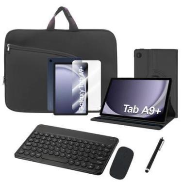 Imagem de Kit Capa Teclado Bolsa Compativel Tablet Galaxy Tab A9 Plus + Película
