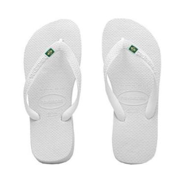 Imagem de Chinelo de Dedo Branco Brasil Clássico | Havaianas-Unissex