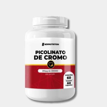 Imagem de Picolinato de Cromo 250ug 60 Capsulas New Nutrition, Natural