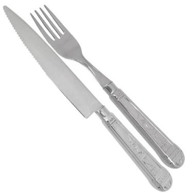 Imagem de Faqueiro Jumbo Inox 100 Talheres Churrasco - Facas Zanline