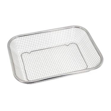 Imagem de Cesto Telado Multiuso em Inox 22x30cm Fruteira de Mesa - BIGSUL