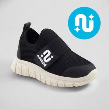Imagem de Tênis Infantil Novopé Soft Sport Super Flex Preto tamanho 28 ao32, 32