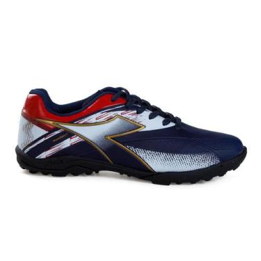 Imagem de Chuteira diadora society mondiale ii, Marinho, Branco, 40