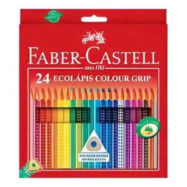 Imagem de Lápis de cor 24 cores Colour Grip Faber Castell