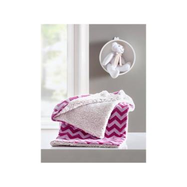 Imagem de Cobertor de Bebê Corttex Le Petit Dom - 100x75cm, Pink, Bebê