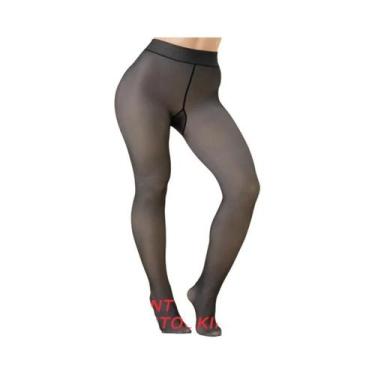Imagem de Leggings Térmicas Femininas De Inverno Forradas Com Fleece, Calças De 