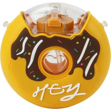 Imagem de Garrafa infantil donuts 380ml bbr, Amarelo, UN