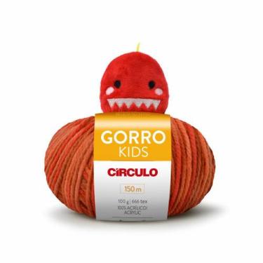 Imagem de Gorro Kids 100g - Círculo, 9994, Dino leo