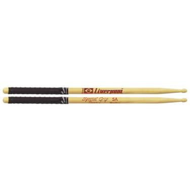 Imagem de Baquetas Bateria Liverpool Special Grip 5a Ponta De Madeira