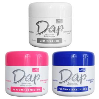 Imagem de Kit 3 Desodorante S/Perfume/Suave/Masculino/Feminino DAP 55g, SEM PERF
