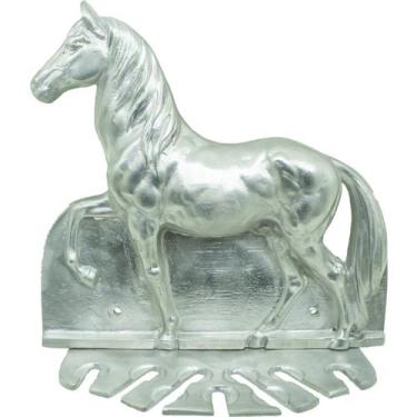 Imagem de Porta Espeto Parede Em Alumínio Modelo Cavalo Churrasco 30cm - Genéric