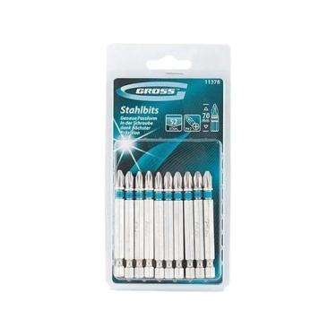 Imagem de Bits Phillips Gross Ph2 X 70Mm C/10 - mundo das ferramentas