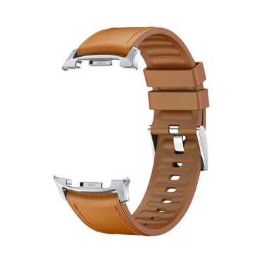 Imagem de Pulseira De Couro E Silicone De 46MM Para Samsung Galaxy Watch 8 Class