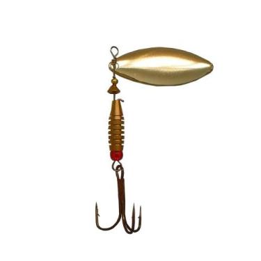 Imagem de Cricket Spinner N2 5,3gr 7cm -Lizard, Dourado