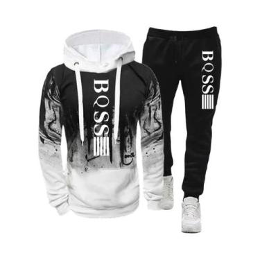 Imagem de Conjunto de Moletom de Inverno, Calças, Roupas Casuais para Corrida, R