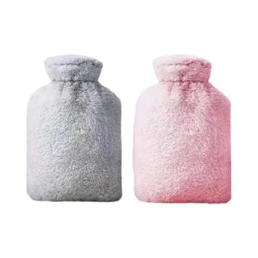 Imagem de Aquecedor De Mãos E Pés Lavável E Removível Para Meninas, Garrafa De Á