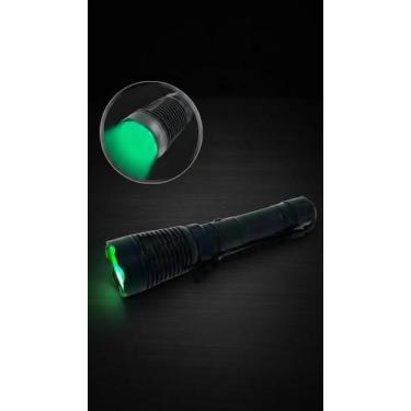 Imagem de Lanterna Tática LED Verde Foco Ajustável - Congratulations Store