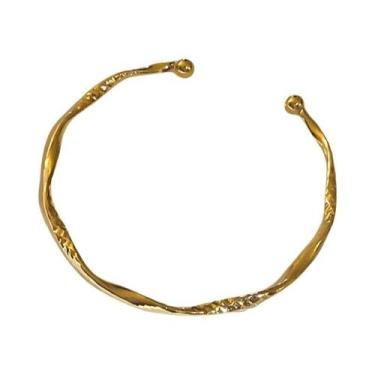 Imagem de Pulseira Retro Feminina Com Design Torcido, Joias Minimalistas, Presen