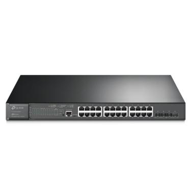 Imagem de Switch Gerenciável TL-SG3428 24 Portas RJ45 Gigabit 4 Slots SFP Roteamento Estático L2+ sem Ventoinha TP-Link