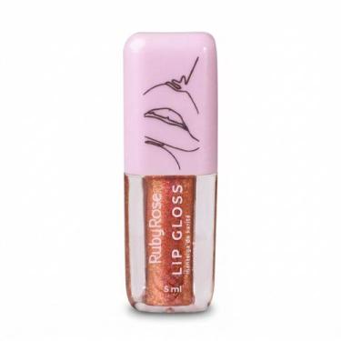 Imagem de Lip Gloss Brilho Labial Ruby Rose Bonfire Acabamento Radiante Para Láb