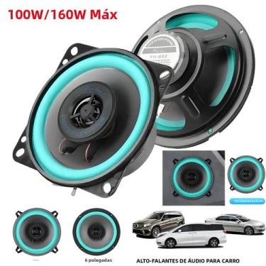 Imagem de Alto-falantes Coaxiais Universais HiFi Para Carro 4 5 6 Polegadas 100W