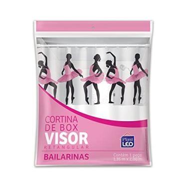 Imagem de Cortina para Box Visor Bailarinas (1,35x2,00m) | Plast Leo (Ref.: 620-G)