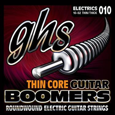 Imagem de GHS Strings TC-GBTNT Thin Core Boomers, Cordas de Guitarra Elétrica Niquelada, Grossa e Fina (.010-.052)