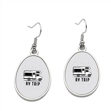 Imagem de Brinco Rv - Brincos pendurados para meninas - Presente de festa de aniversário dos namorados, Metal, Sem pedras preciosas