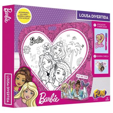 Imagem de Brinquedo Barbie Lousa Divertida Fun Mattel F0000-8