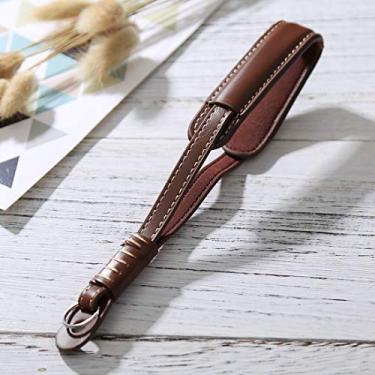 Imagem de HONGYAN capa da câmera Correia do couro do pulso do pulso do pulso para câmeras SLR/DSLR acessórios para câmera