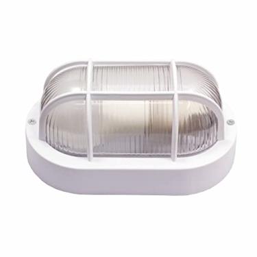 Imagem de Arandela Tartaruga Luminária Externa E27 Com Grade Cor:Branco