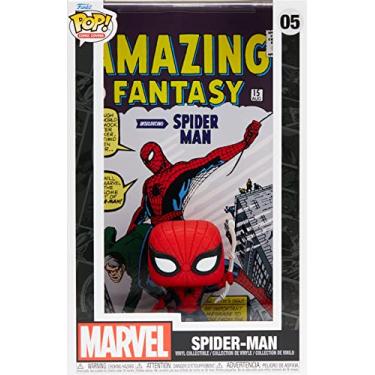 Imagem de Funko Capa Pop Pop! Marvel: Incrível Homem-Aranha (Exc), Boneco de Vinil Colecionável - 60931, Multicolorido