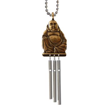 Imagem de Berloque musical de carro de Jacob, Buda feliz, Budai, Hotei ou Putai, Mini Wind Chime