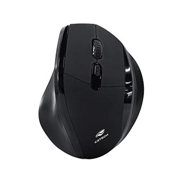 Imagem de C3Tech Mouse sem fio Preto M-W120BK - formato ergonomico projetado para oferecer conforto, com 6Botoes, ate 1600DPI ajustavel, WIFI