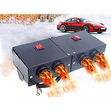 Imagem de Aquecedor de carro – SUNWAN 12V 500W kit aquecedor de carro de alta potência com ventilador de aquecimento rápido descongelamento para para-brisas de automóveis e inverno