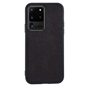 Imagem de Para Samsung Galaxy Note 20 Ultra S22 S21 Plus S20 FE S10 Note 10 Lite Zfold 3 flip 4 Fur Leather Back Cover, Black, For Note 20 Ultra