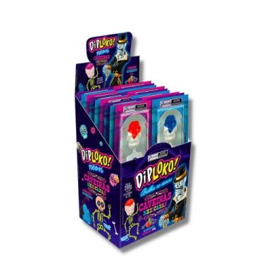 Imagem de Pirulito Diploko Caveiras Mexicanas 24 un. de 12g cada