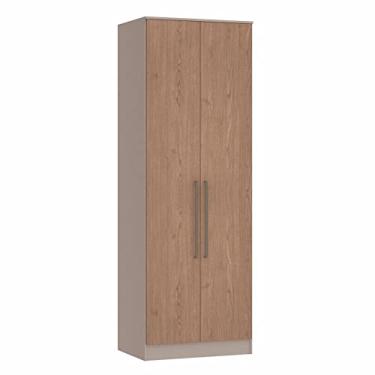Imagem de Guarda Roupa Modulado 2 Portas 2 Gavetas 4 Prateleiras Requinte Móveis Castro Duna Line/macadâmia