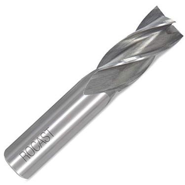 Imagem de Fresa de Topo com Haste Cilíndrica em Aço Rápido - Vários Cortes - (HSS) - 5/32" - Ref. 844 AN Rocast 18,0039